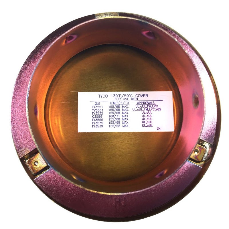 Tyco RFII White Flat Cover Plate - 139 Degrees - Image 2